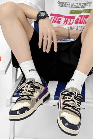 Concert Outfit Retro Cashew Flower Board Casual Shoes