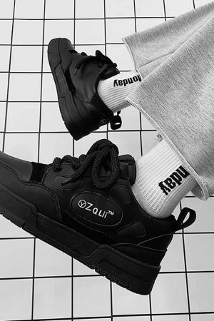 Concert Outfit Retro Casual Board Shoes