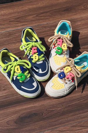 Concert Outfit Retro Casual Couple Sneakers