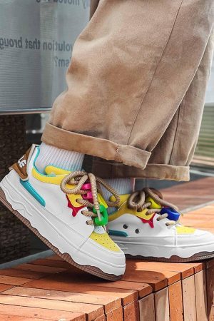 Concert Outfit Retro Casual Couple Sneakers