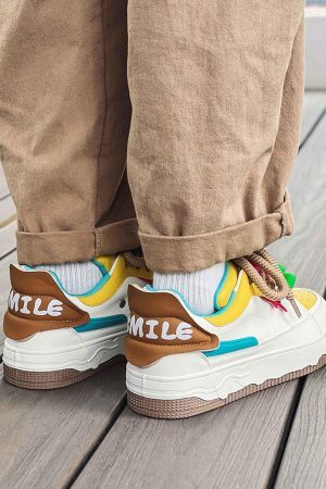 Concert Outfit Retro Casual Couple Sneakers