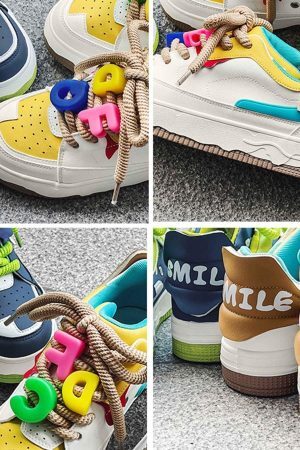 Concert Outfit Retro Casual Couple Sneakers