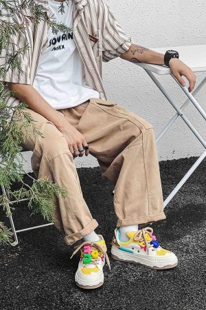 Concert Outfit Retro Casual Couple Sneakers