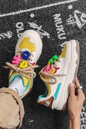 Concert Outfit Retro Casual Couple Sneakers