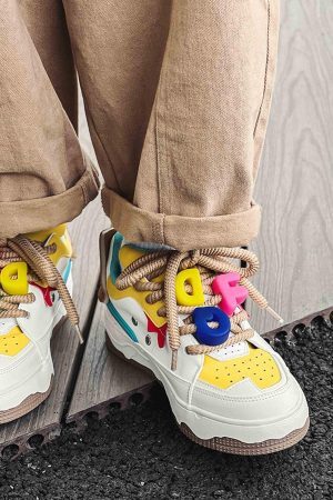 Concert Outfit Retro Casual Couple Sneakers