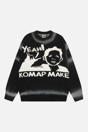 Concert Outfit Retro character YEAH! sweater