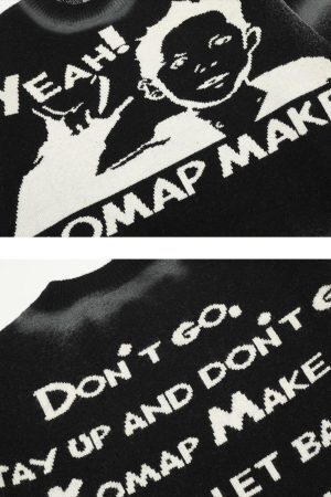 Concert Outfit Retro character YEAH! sweater