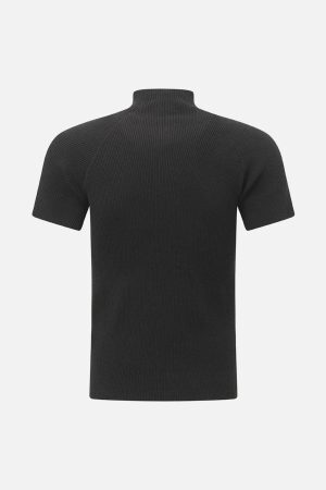 Concert Outfit Retro Cleanfit Quarter Zip- Up T-Shirt