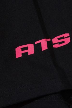 Concert Outfit Retro Color-Blocked Deconstructed Stitching Racing T-Shirt