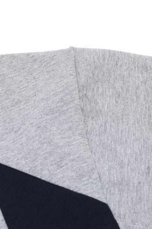 Concert Outfit Retro Contrast Color Embroidered Letter T-Shirt