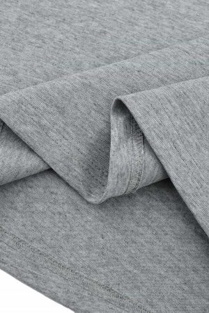 Concert Outfit Retro Contrast Color Stitching Embroidered Letter T-Shirt