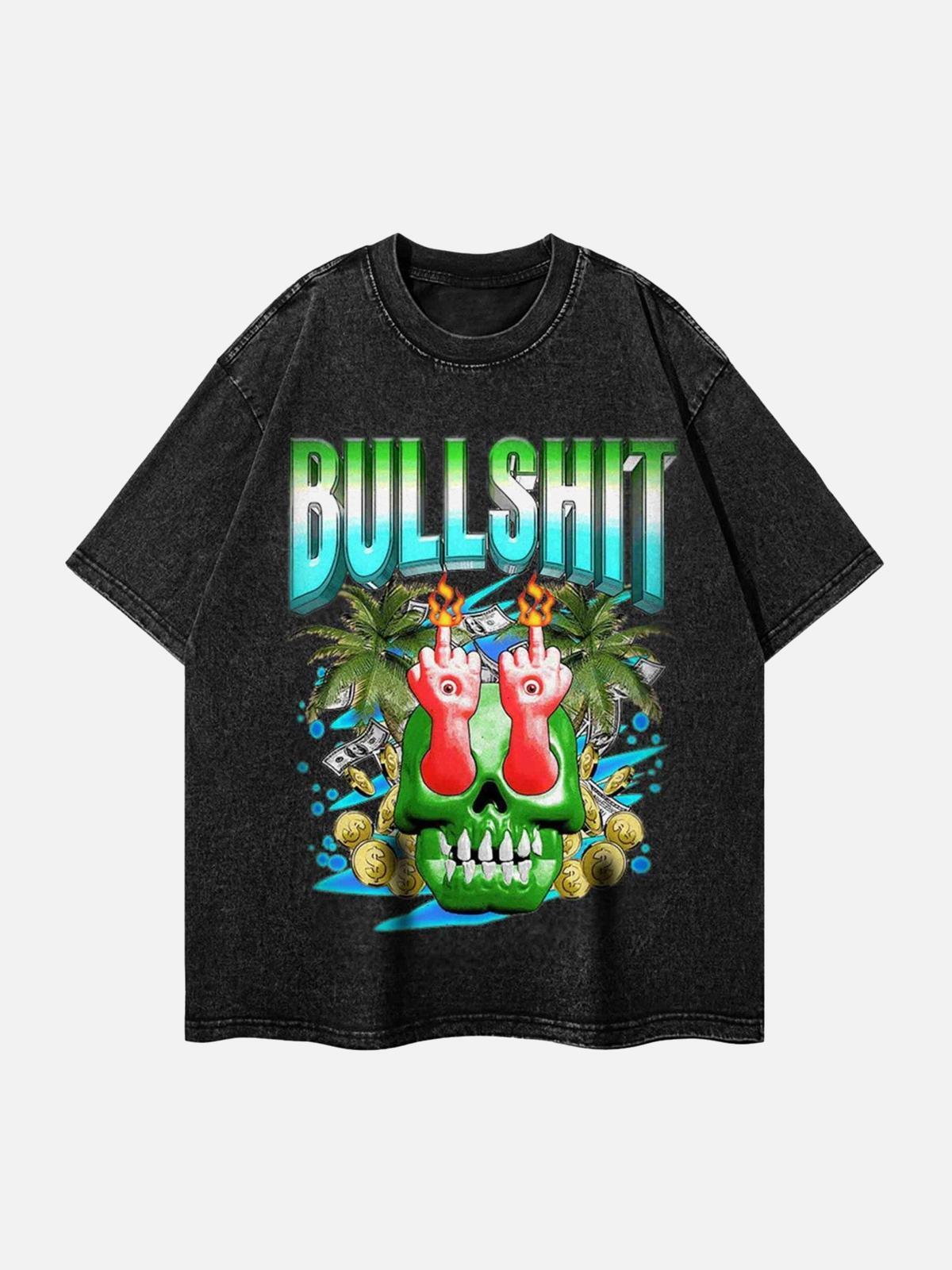 Concert Outfit Retro Creative Letter Finger T-Shirt Concert Outfit Retro Creative Letter Finger T-Shirt