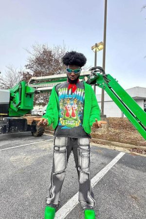 Concert Outfit Retro Creative Letter Finger T-Shirt