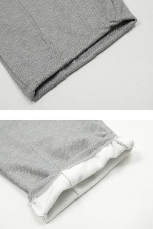 Concert Outfit Retro Curved Drape Sweatpants