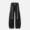 Concert Outfit Retro Curved Drape Sweatpants