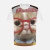 Concert Outfit Retro Cute Cat Print T-Shirt