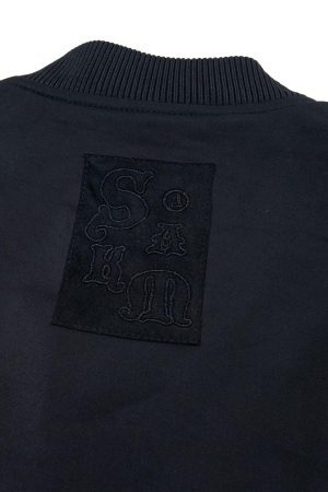 Concert Outfit Retro Deconstructed Bomber Jacket