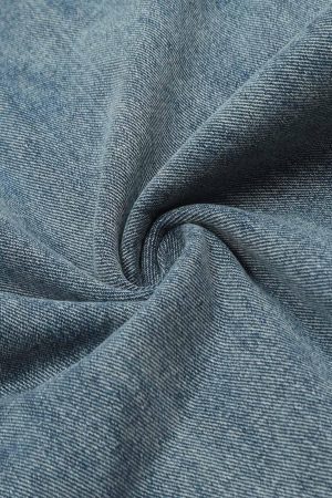 Concert Outfit Retro Detachable Strap Multi-Pocket Jeans