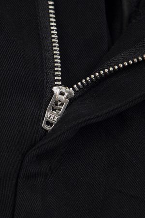 Concert Outfit Retro Floral Embroidered Pleated Multi-Pocket Cargo Jorts