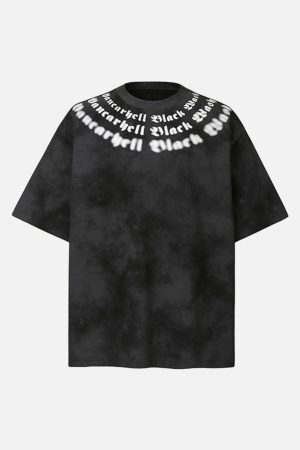 Concert Outfit Retro Gradient Crew Neck Shirt