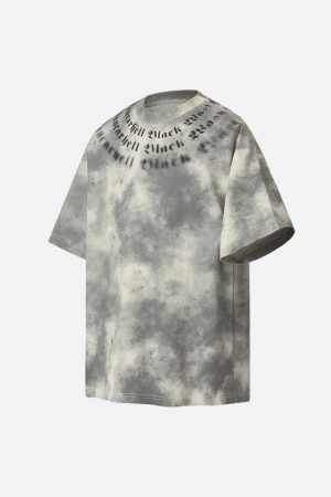 Concert Outfit Retro Gradient Crew Neck Shirt