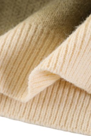 Concert Outfit Retro Gradient Crewneck Sweater