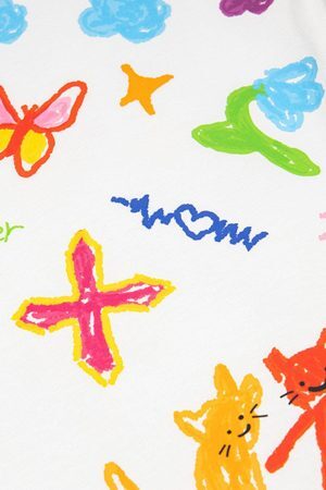 Concert Outfit Retro Graffiti Hand-Painted T-Shirt