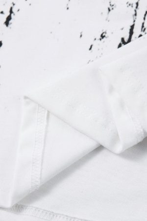 Concert Outfit Retro Graffiti Lettering T-Shirt