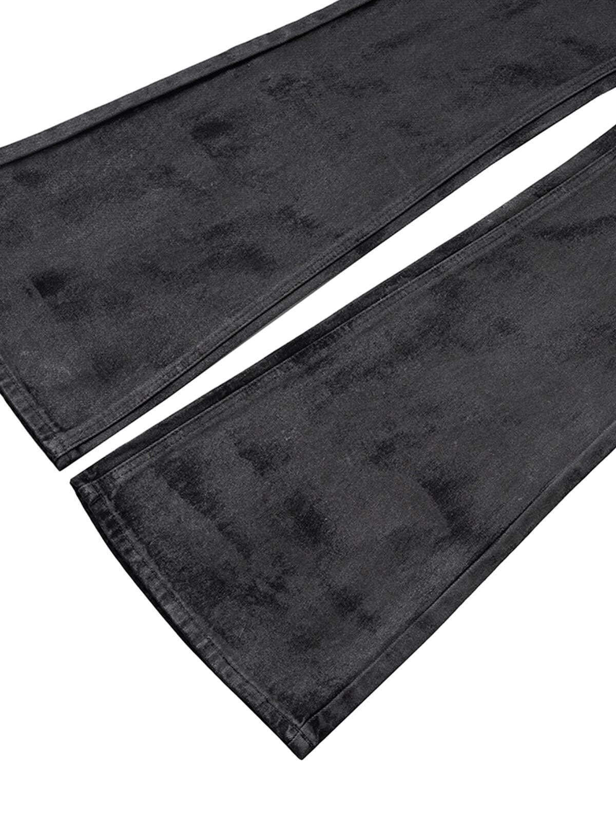 Concert Outfit Retro Hand-Brushed Glitter Flare Jeans Concert Outfit Retro Hand-Brushed Glitter Flare Jeans