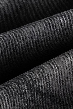 Concert Outfit Retro Hand-Brushed Glitter Flare Jeans