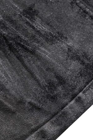 Concert Outfit Retro Hand-Brushed Glitter Flare Jeans