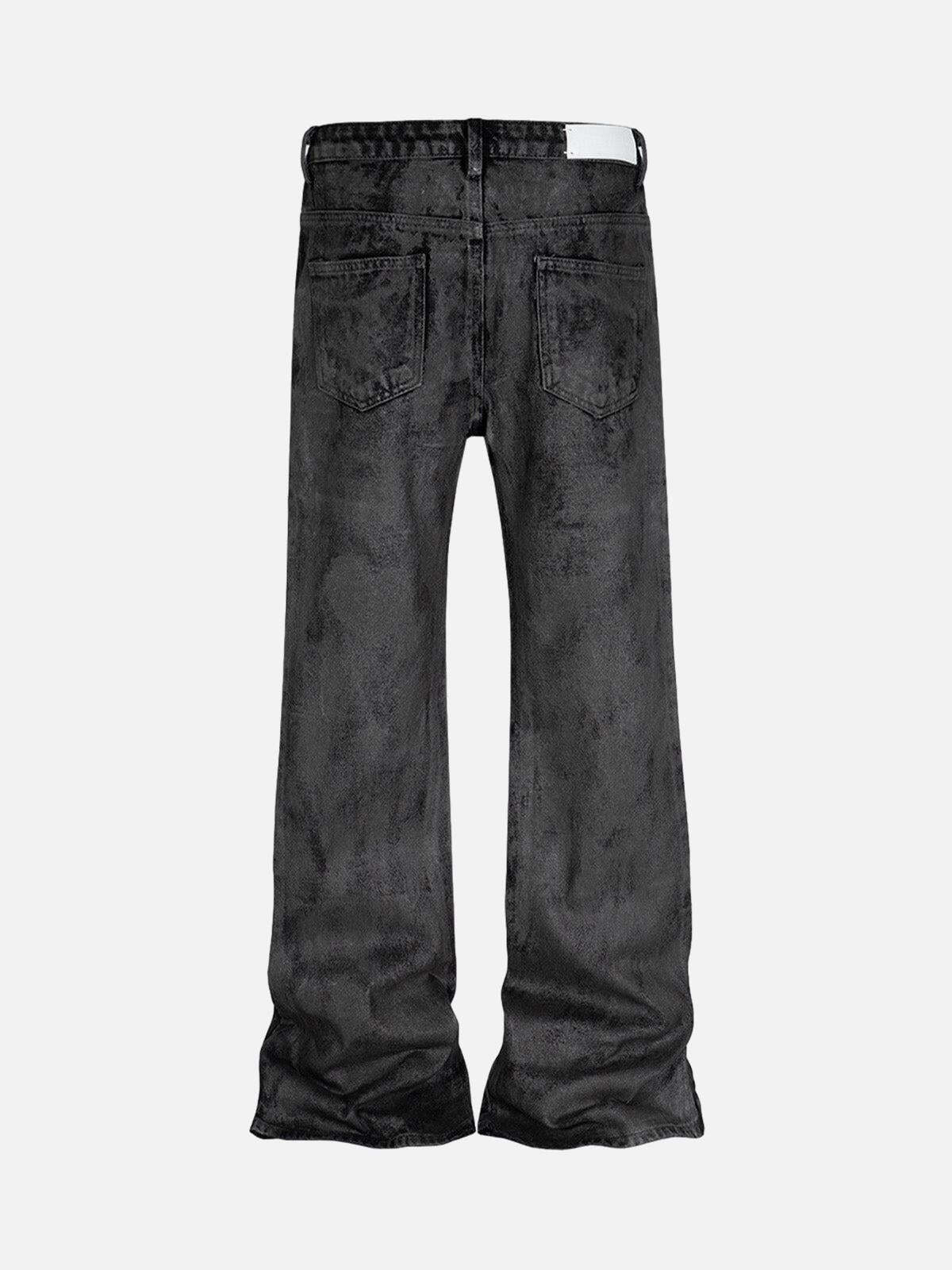 Concert Outfit Retro Hand-Brushed Glitter Flare Jeans Concert Outfit Retro Hand-Brushed Glitter Flare Jeans