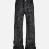 Concert Outfit Retro Hand-Brushed Glitter Flare Jeans