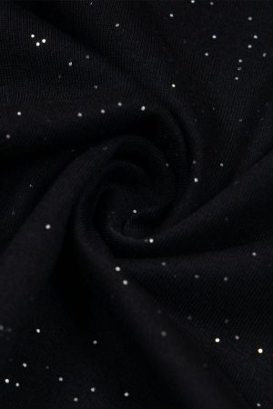 Concert Outfit Retro Heavy Starry Sky Print Font Design Short-Sleeved T-Shirt