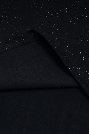 Concert Outfit Retro Heavy Starry Sky Print Font Design Short-Sleeved T-Shirt