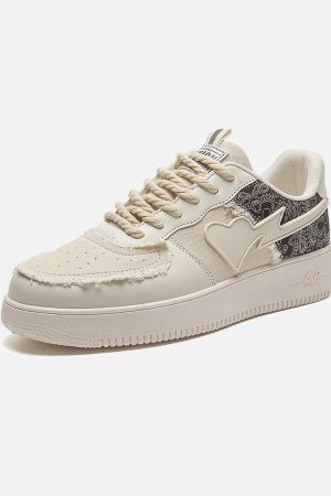 Concert Outfit Retro High Street Men's Low Top Skate Casual Shoes