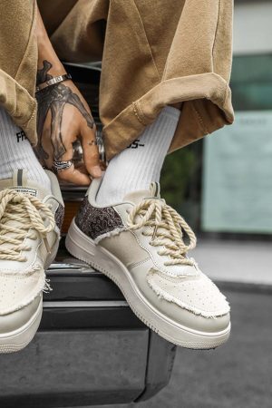 Concert Outfit Retro High Street Men's Low Top Skate Casual Shoes