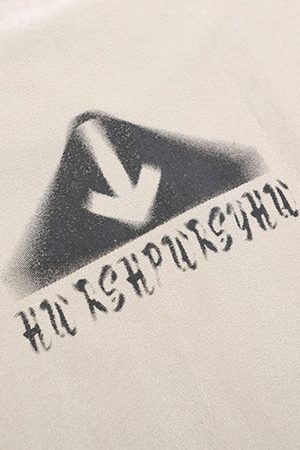 Concert Outfit Retro Hip Hop Abstract Letter Print Vests