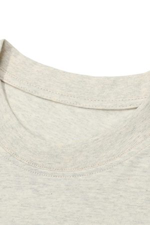 Concert Outfit Retro Hip-Hop Black And White Sticker T-Shirt