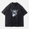 Concert Outfit Retro Hip-Hop Doberman Print T-Shirt