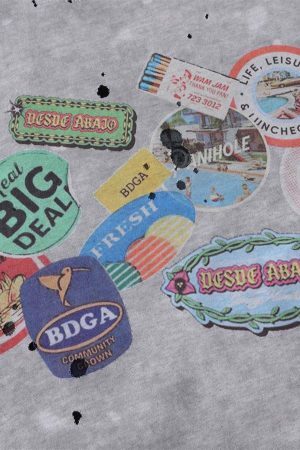 Concert Outfit Retro Ink Splash T-Shirt