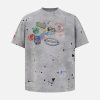 Concert Outfit Retro Ink Splash T-Shirt