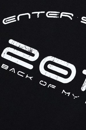 Concert Outfit Retro Jersey  Oversized Long Sleeves T-Shirt