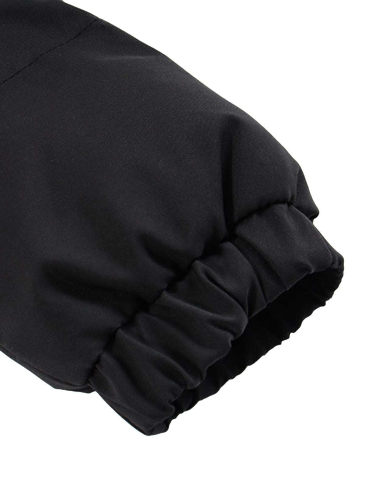 Concert Outfit Retro Letter Print Down Jacket Concert Outfit Retro Letter Print Down Jacket