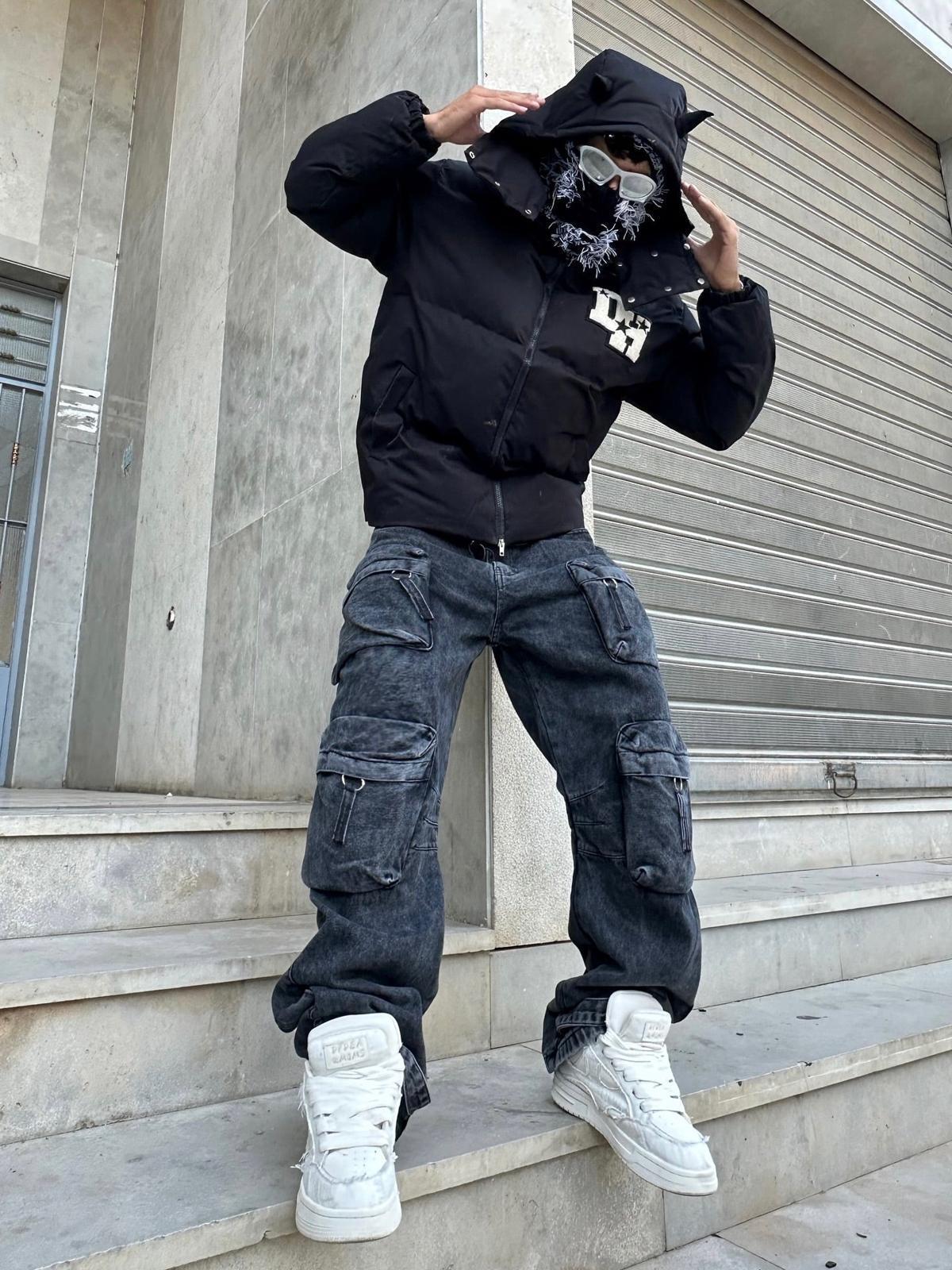 Concert Outfit Retro Letter Print Down Jacket Concert Outfit Retro Letter Print Down Jacket