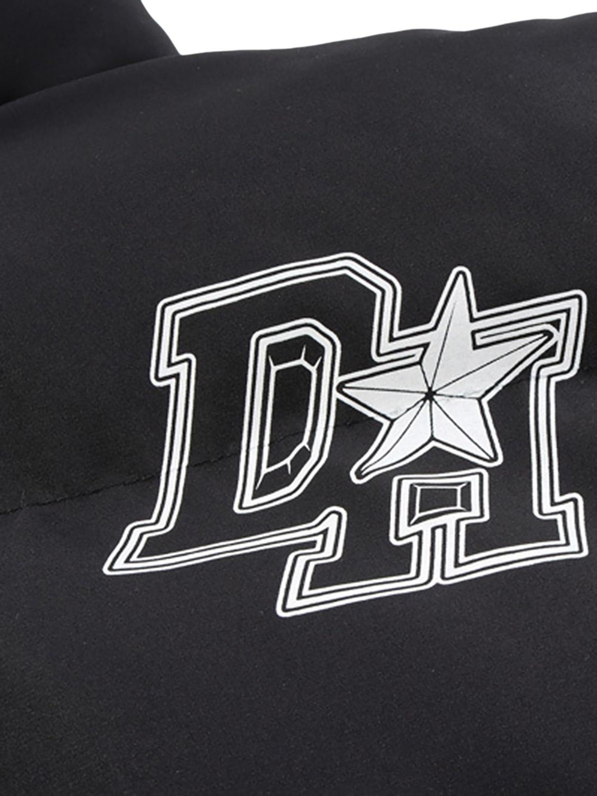 Concert Outfit Retro Letter Print Down Jacket Concert Outfit Retro Letter Print Down Jacket