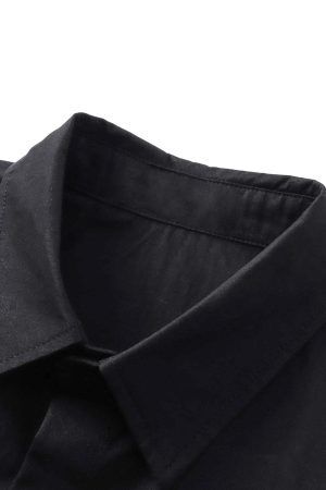 Concert Outfit Retro Letter Print Short Sleeve Shirt