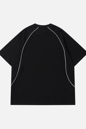 Concert Outfit Retro Letter Print T-Shirt