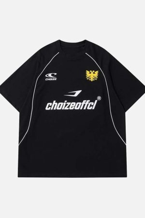 Concert Outfit Retro Letter Print T-Shirt