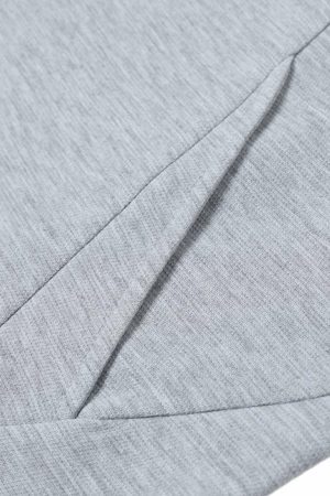 Concert Outfit Retro Loose-Leaf Flyer Cleanfit Structure T-Shirt